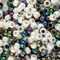 Essentials by Leisure Arts Pony Beads - Neutrals, Iridescent, Opaque, 6mm x 9mm, Package of 750